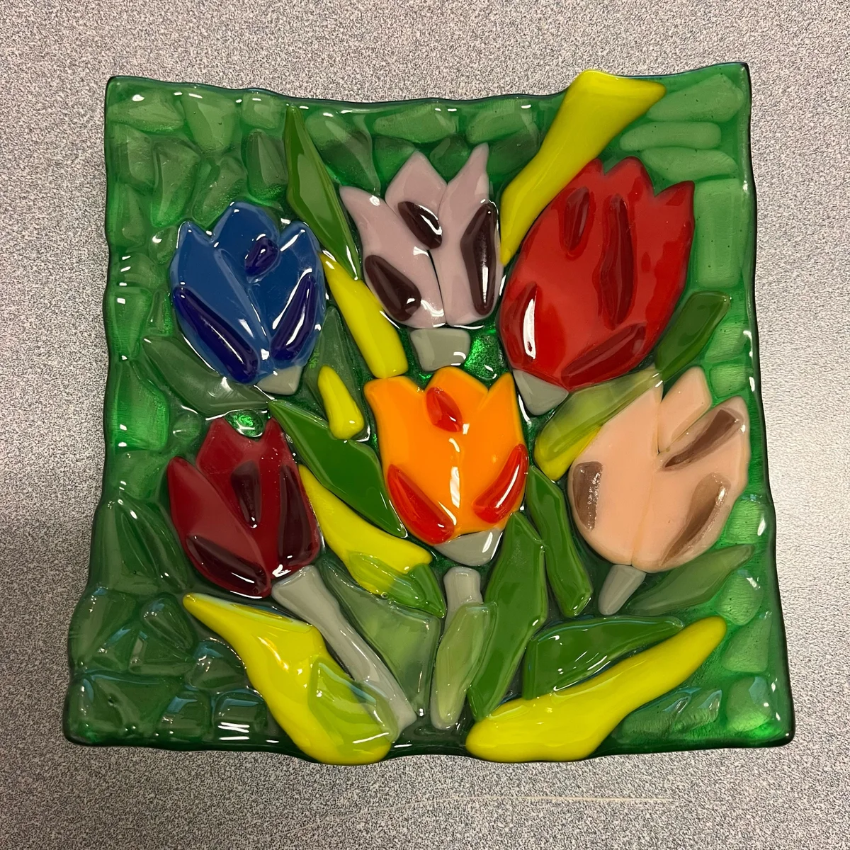 Tulip Glass Dish