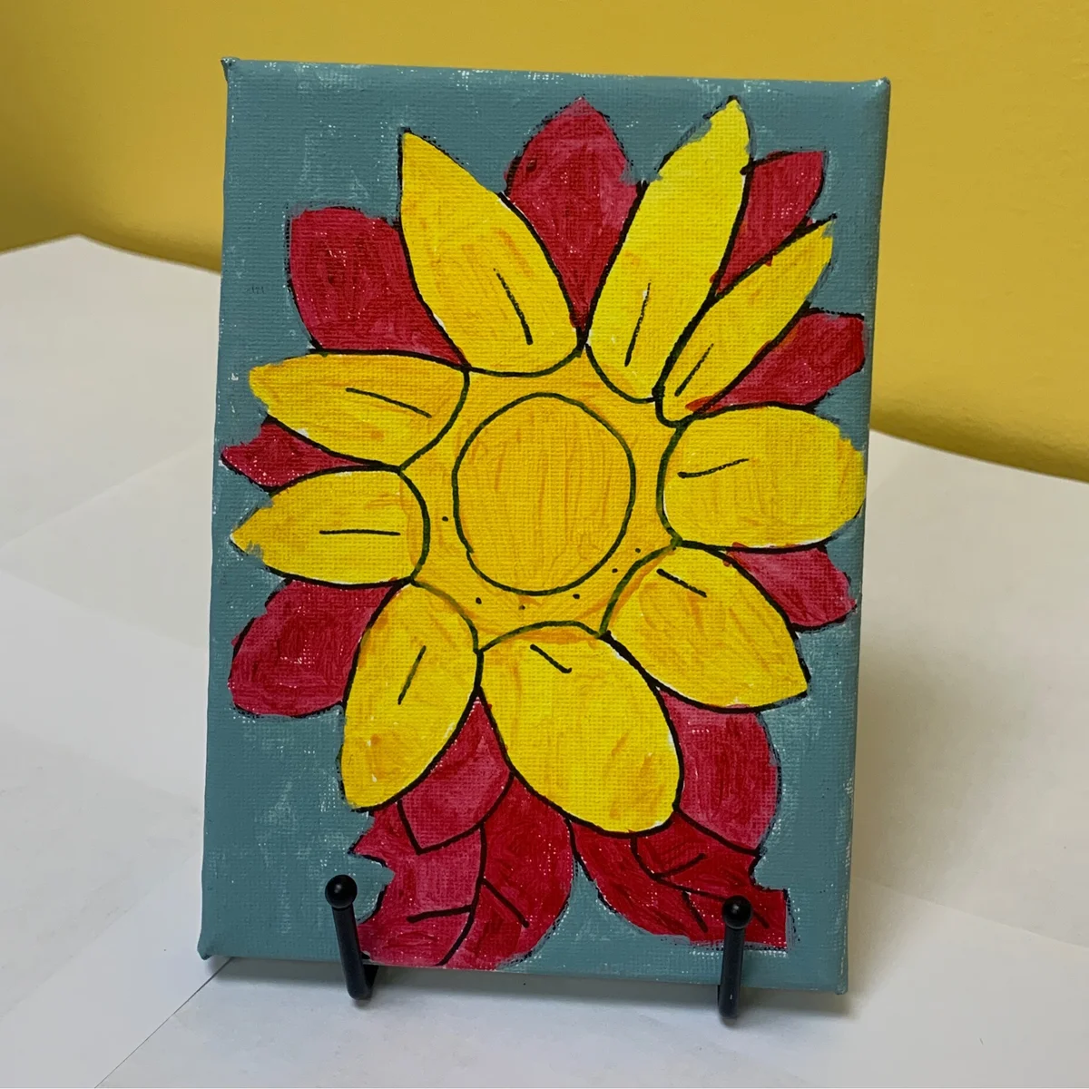 'Flower Beauty' Acrylic on Canvas