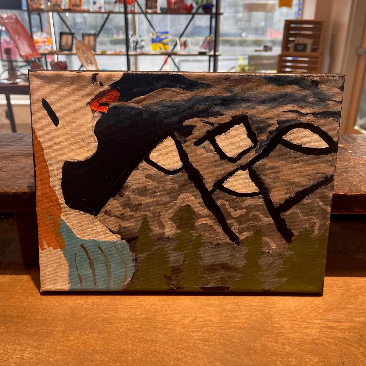 'Cool Mountain Breeze' Acrylic on Canvas