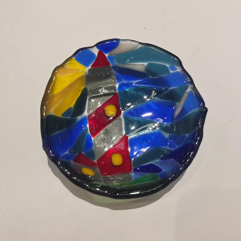 'Little Lighthouse' Glass Dish