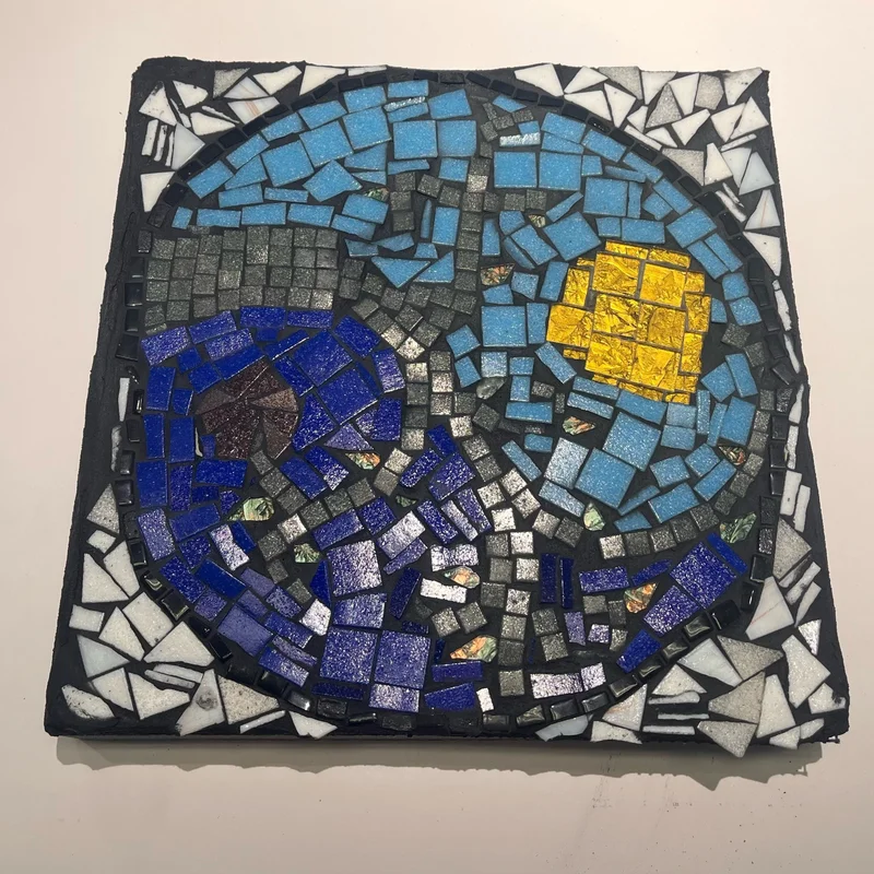 Tree in the Night Mosaic