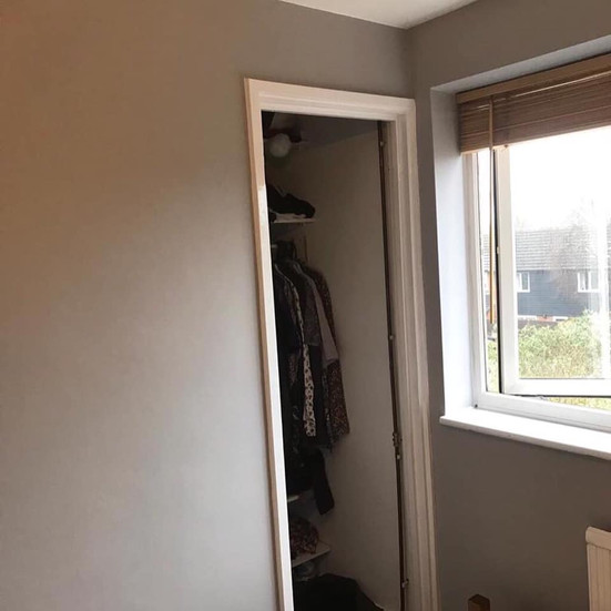 stevenage bedroom painted