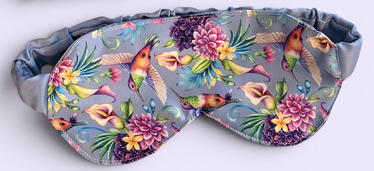 Satin Eye mask Kingfisher 