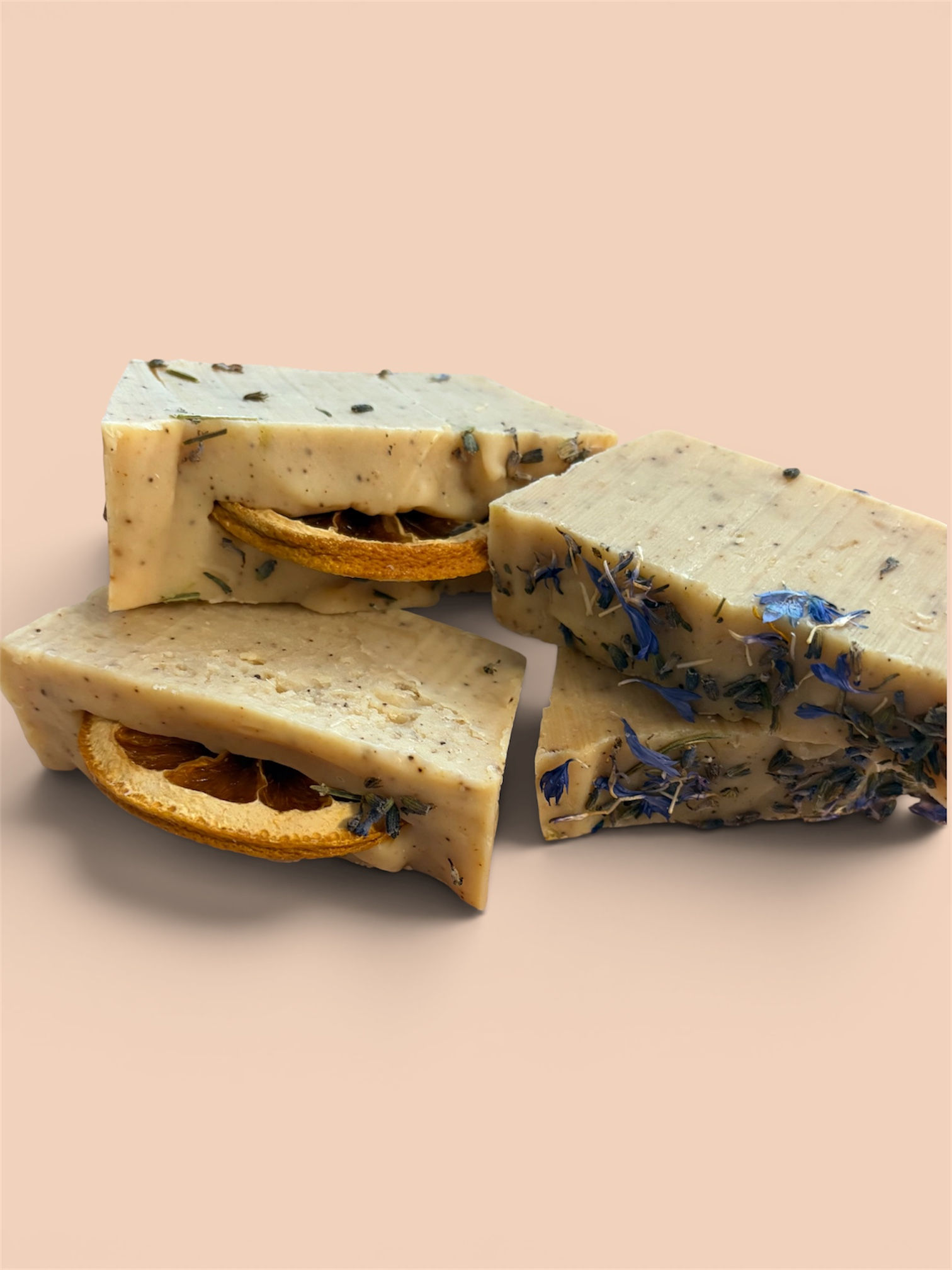 Hand made orange infusion soap
