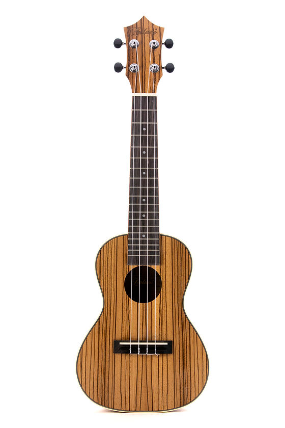 UKULELE ロングボード Leolani 4 String Concert Zebra TUX Finish Ukulele | Leolani Ukulele