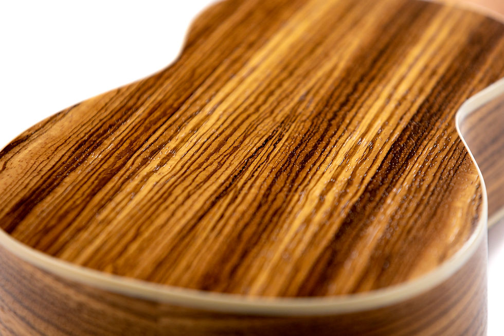 Thumbnail: Leolani 4 String Super Soprano Zebra TUX Finish Ukulele