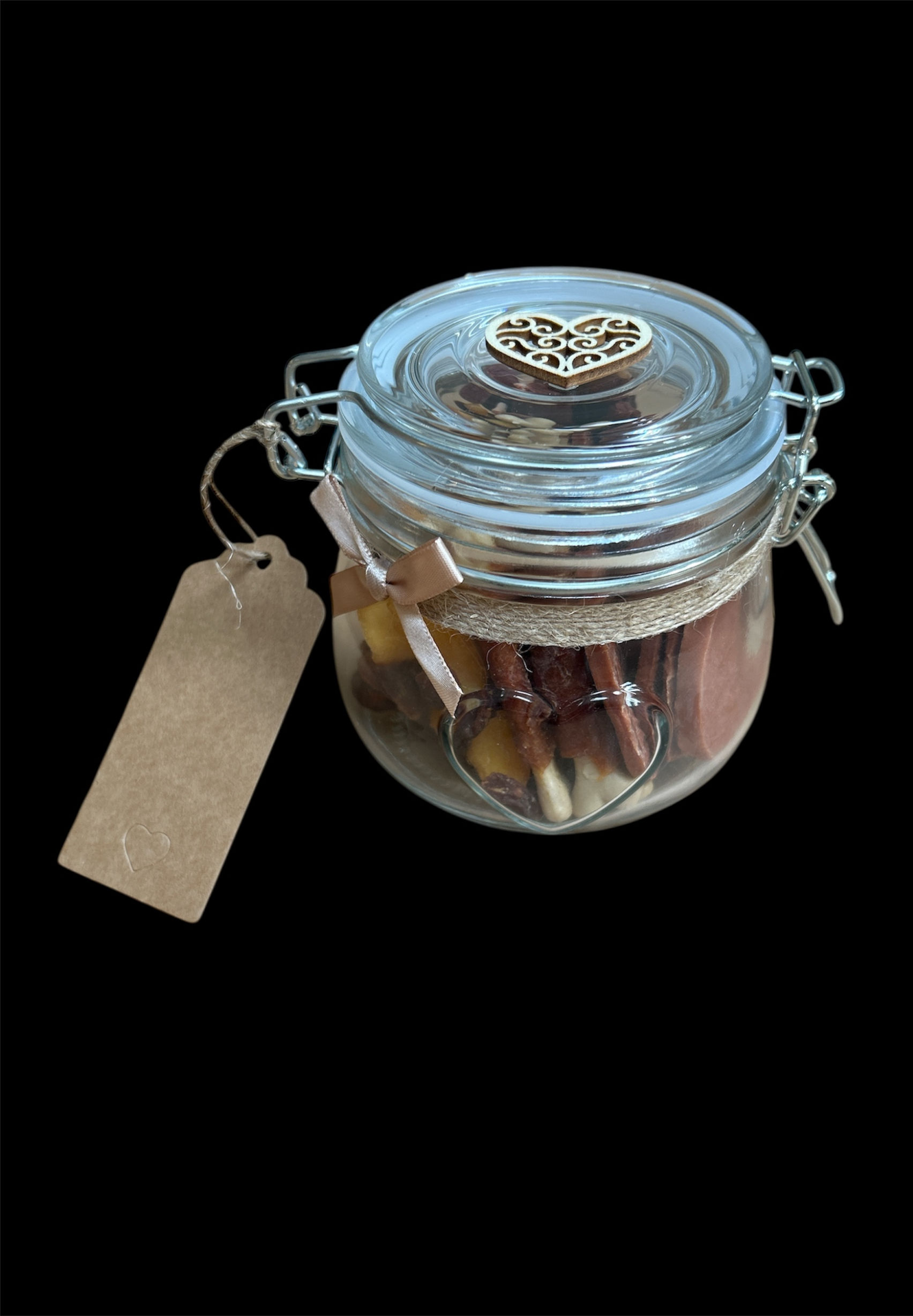 GlassTreat Jars - Filled with All Natural Treats