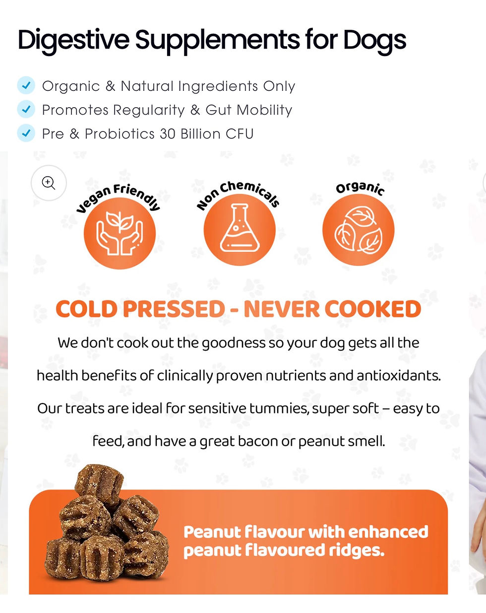 Thumbnail: Digestive Aid Pre & Probiotic ORGANIC Supplement Chews for Dogs
