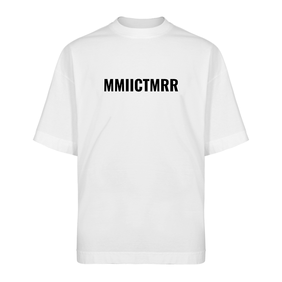 CAMISETA HEAVY OVERSIZED MMIICTMRR