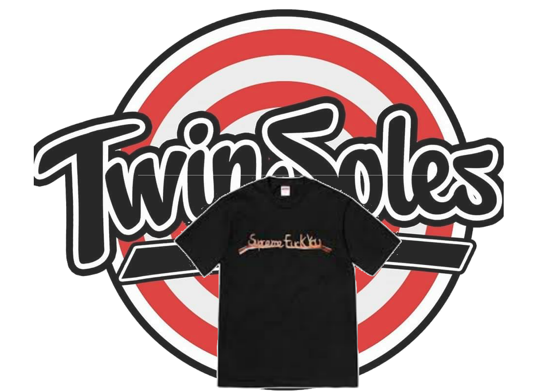 Supreme Black F You Tee