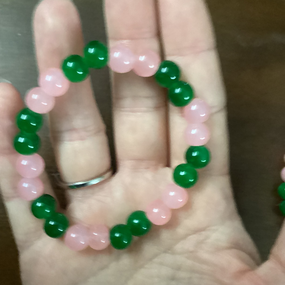 Thumbnail: Glass beaded bracelet