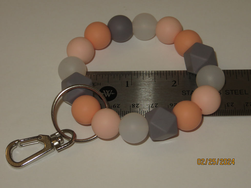 Thumbnail: Silicone Wristlet Keychain