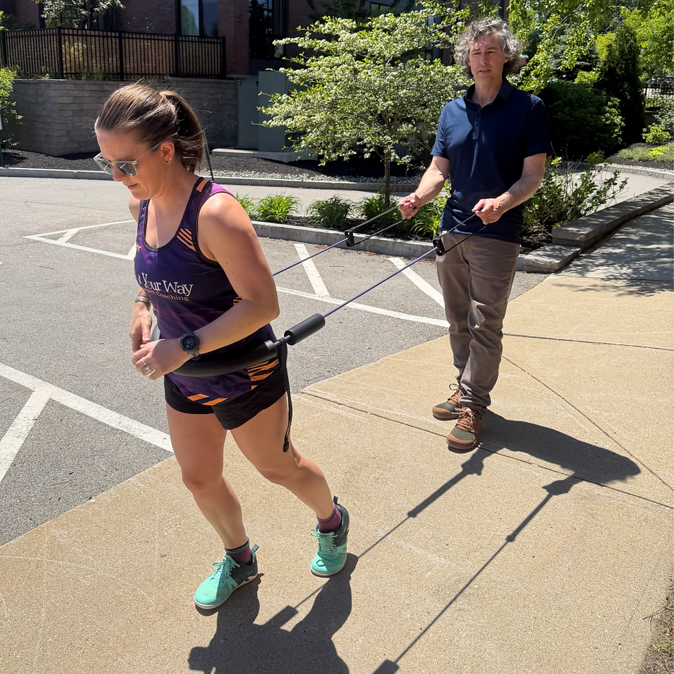 Functional personal training with a physical therapy assistant