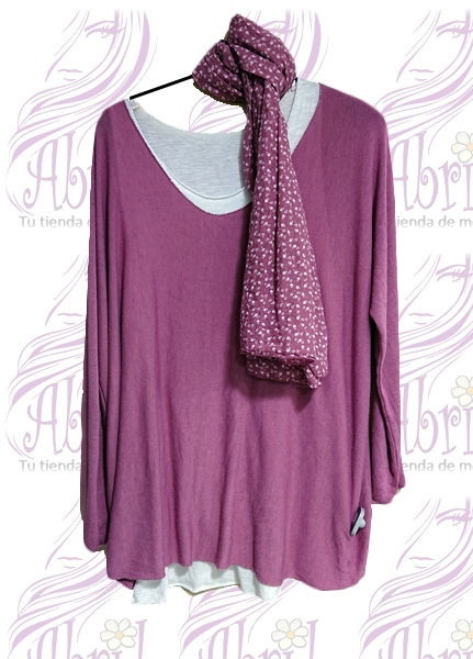 Miniatura: Camiseta con pañuelo