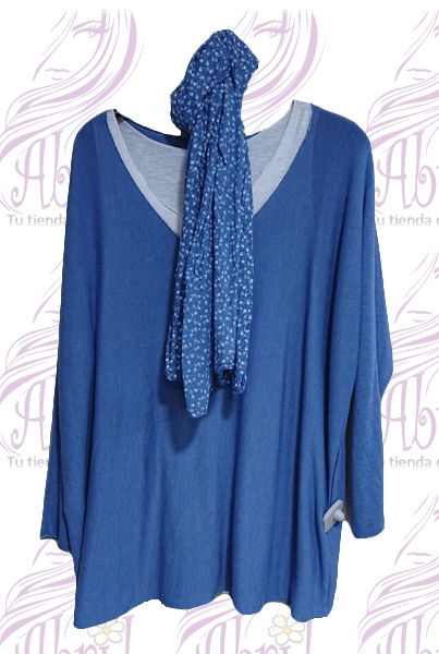 Miniatura: Camiseta con pañuelo