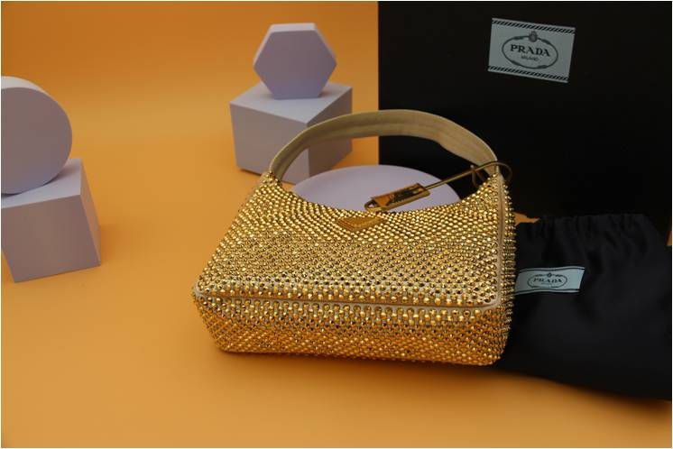 Thumbnail: PRADA  RE EDITION 2000 CRYSTAL BAG