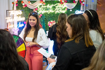 Neon “Open Late” sign glowing at downtown LA restaurant