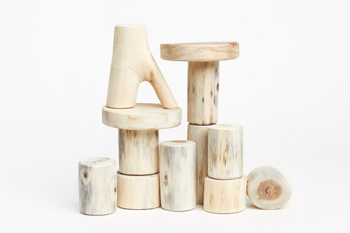 Wooden Toys for Children | Baby Blocks 12 pcs | Treeblocks | US