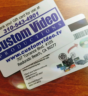 Custom Video Transfer Gift Card