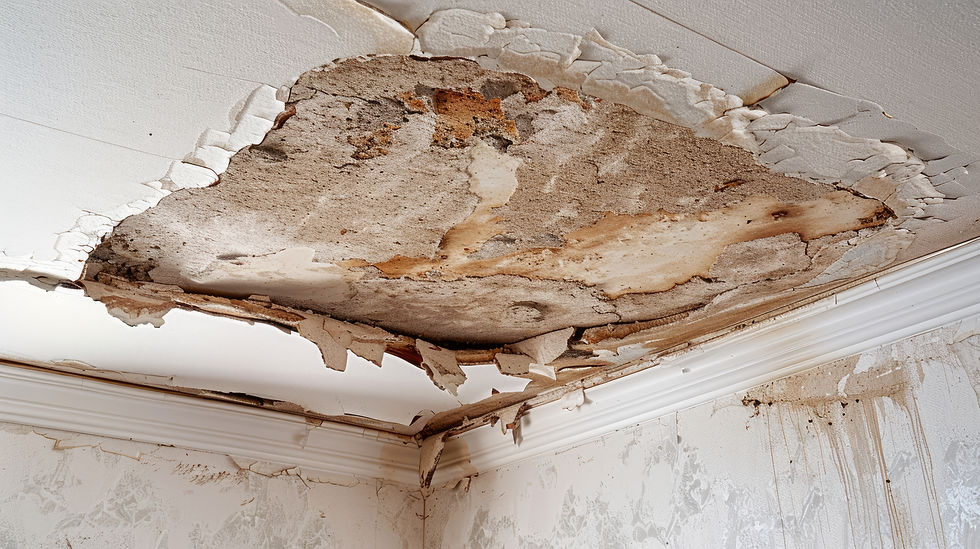 water-damage-ceiling-from-leaking-fire-sprinkler-system-generative