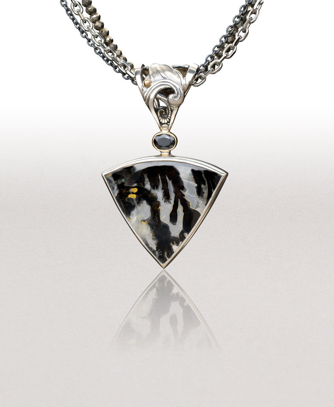 Dripping Dendritic Quartz Pendant