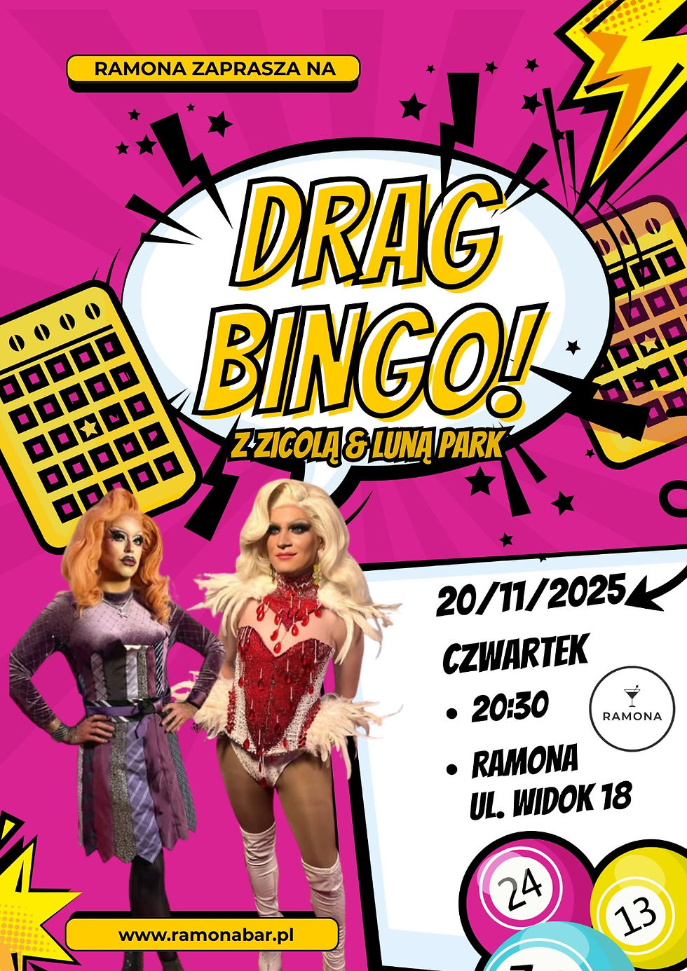 Aperolowy Czwartek oraz Drag Bingo ❤️