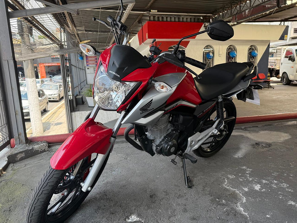 Moto CG Titn 23 vermelha