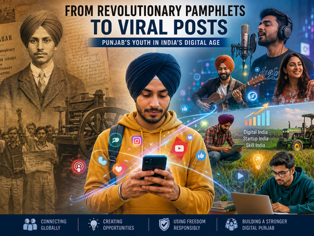 From Revolutionary Pamphlets to Viral Posts: Punjab’s Youth in India’s Digital Age