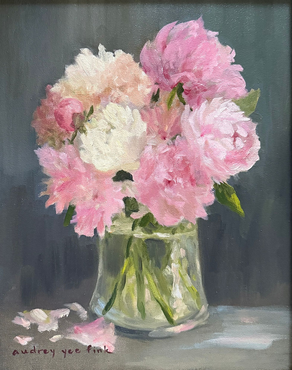 Peonies in Glass
