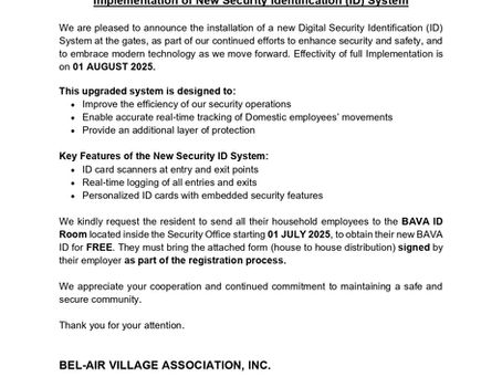 Implementation of New Security Identification (ID) System