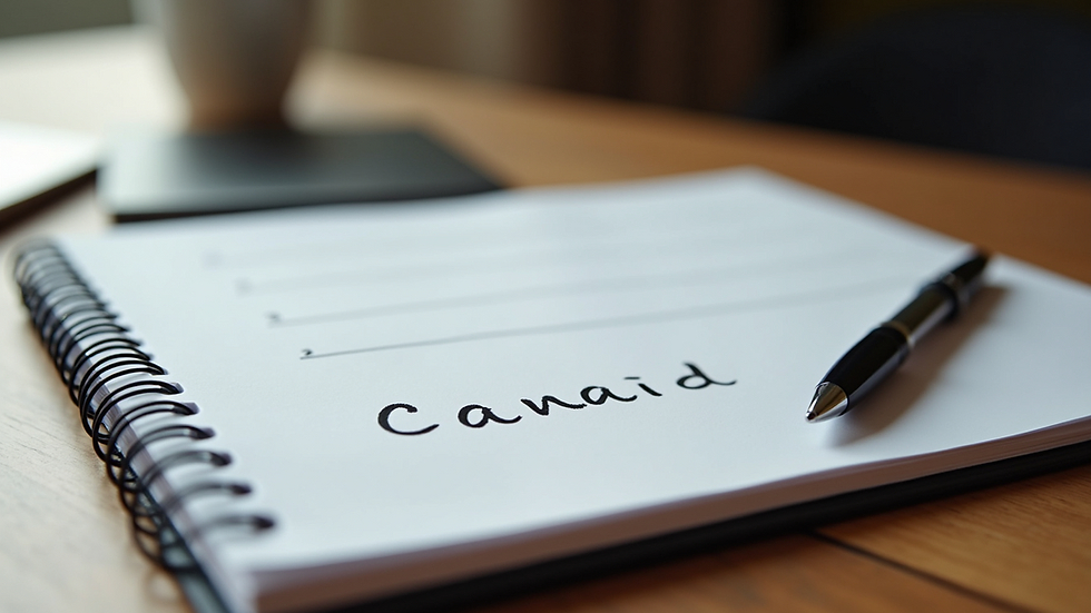 Close-up view of a notebook with coaching notes and a pen on a wooden table