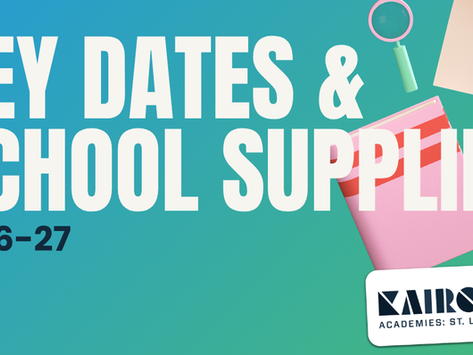 2026-27 Key Dates and School Supplies