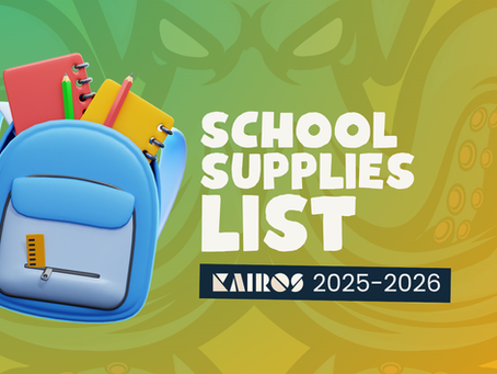 Kairos School Supply List: Short, Sweet, Affordable