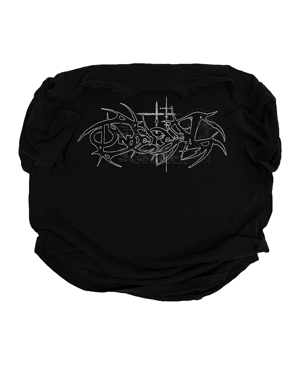 Thumbnail: "GOD OF THE NEW WORLD" BLK TEE (STANDARD)