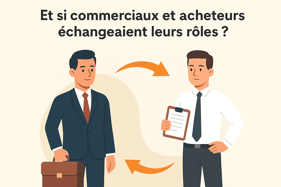 Commerciaux mettez-vous à la place des acheteurs