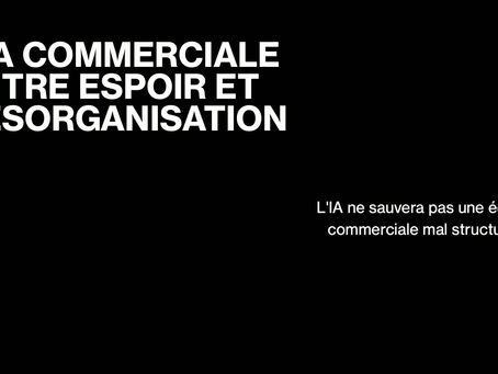 L'IA ne sauvera pas votre équipe commerciale...