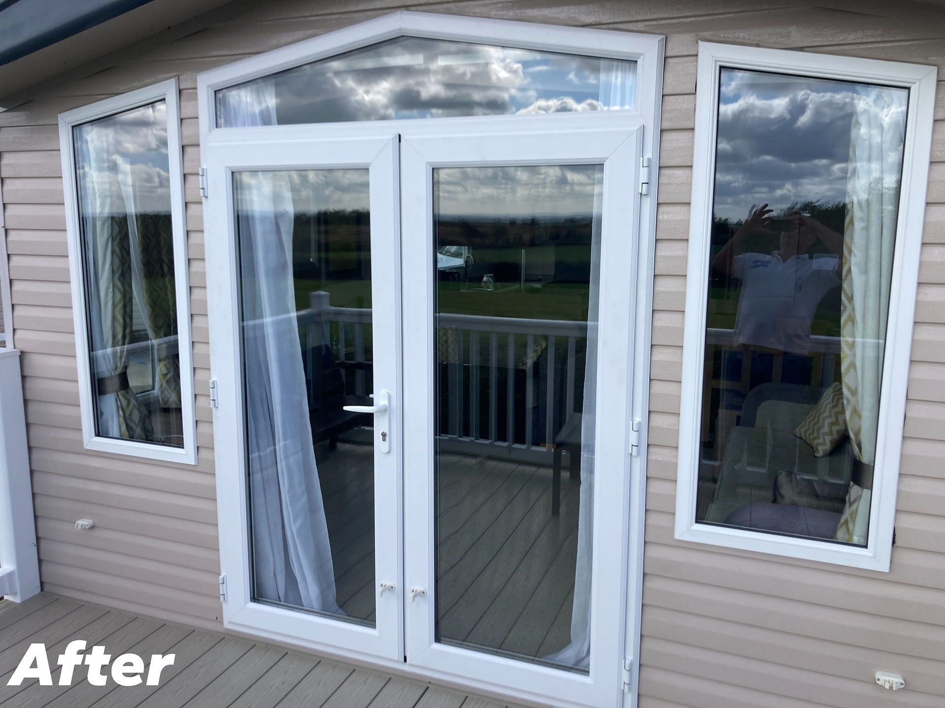 french doors for static caravans 