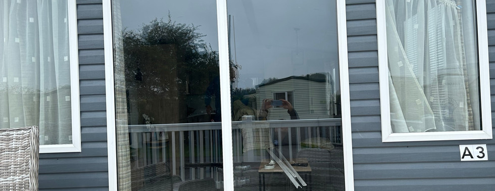 static caravan french doors 