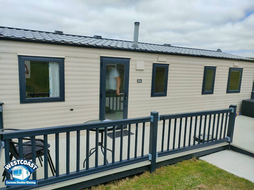 static caravan double glazing 