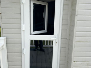 static caravan stable doors with tilt and turn