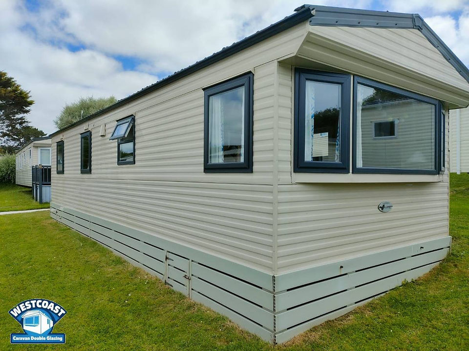 static caravan double glazing 