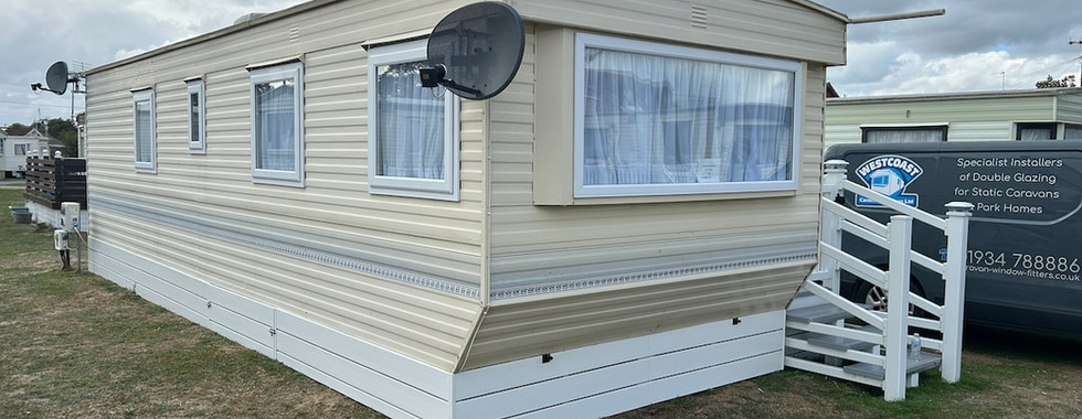 static caravan decking and skirting