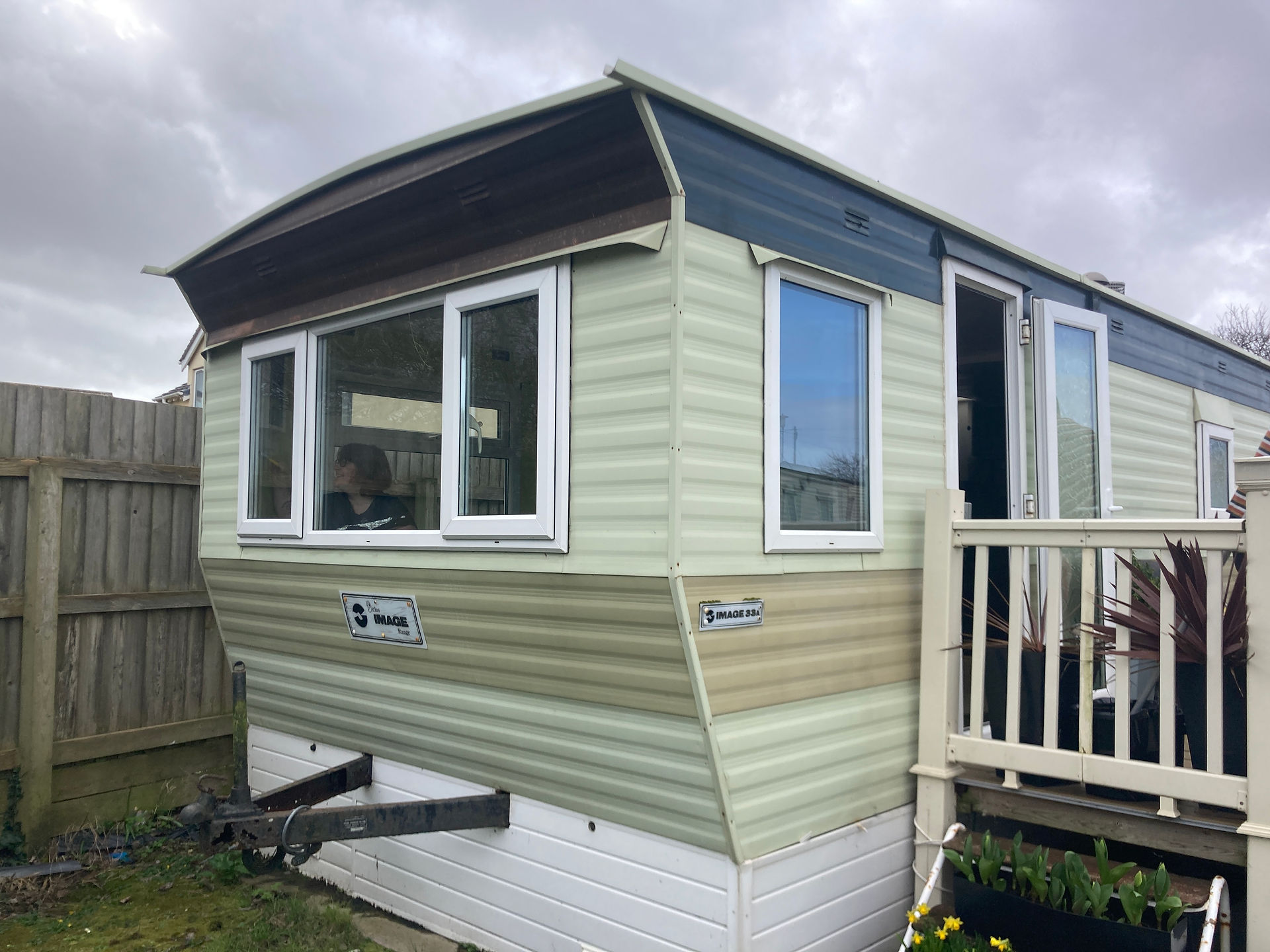 static caravan external cladding