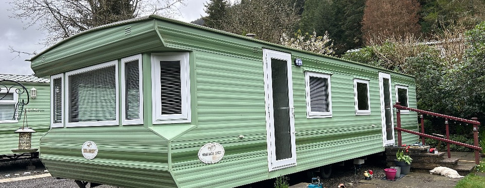 After we installed the new static caravan double glazing