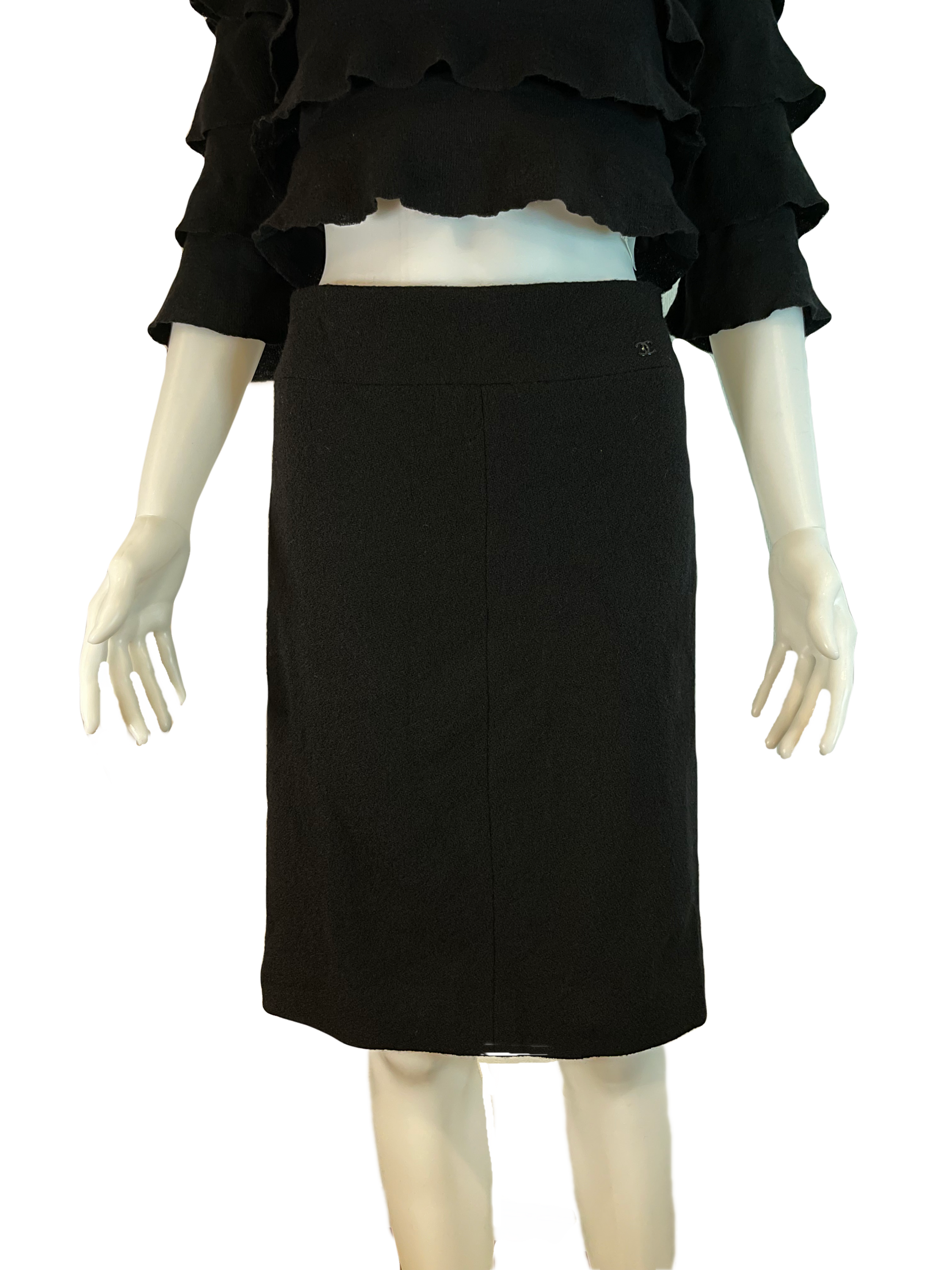 CHANEL　 膝丈スカート
