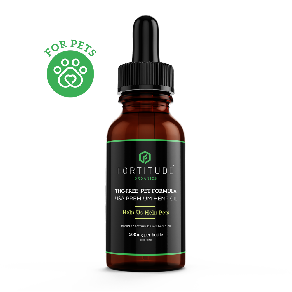 Raw CBD Pet Formulas Fortitude Organics
