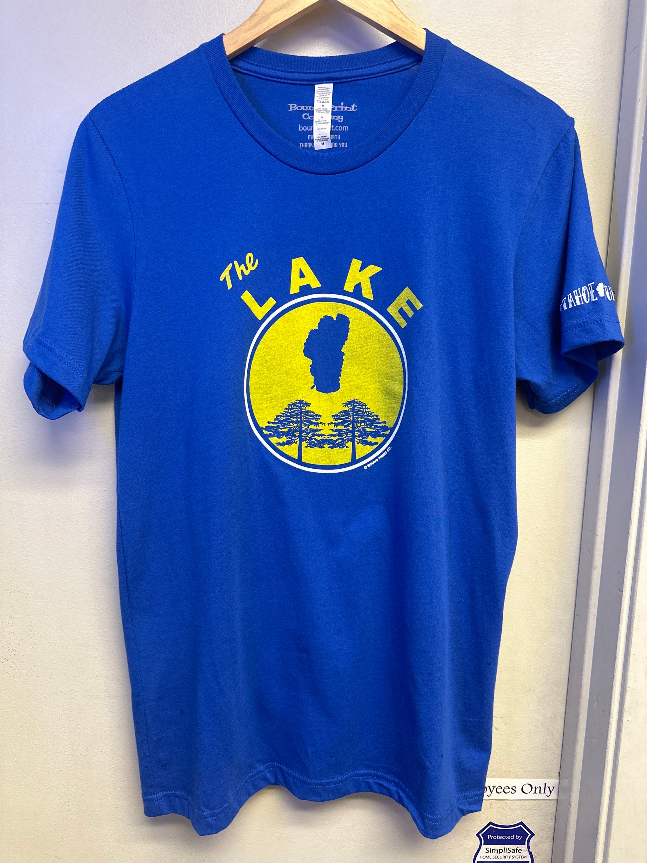 Bound Print Co - ‘The Lake’ short sleeve/royal blue