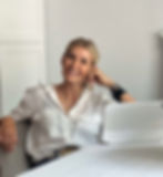 Woman with an I-pad tablet.