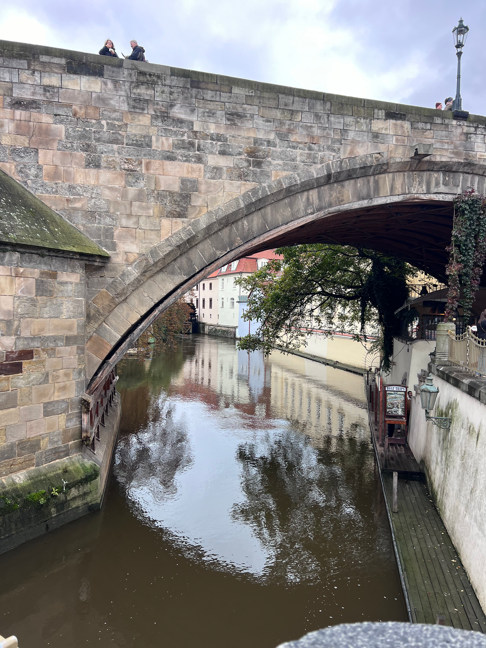 Bridge on the Vltava River in Prague