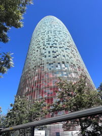 Agbar Tower in Barcelona